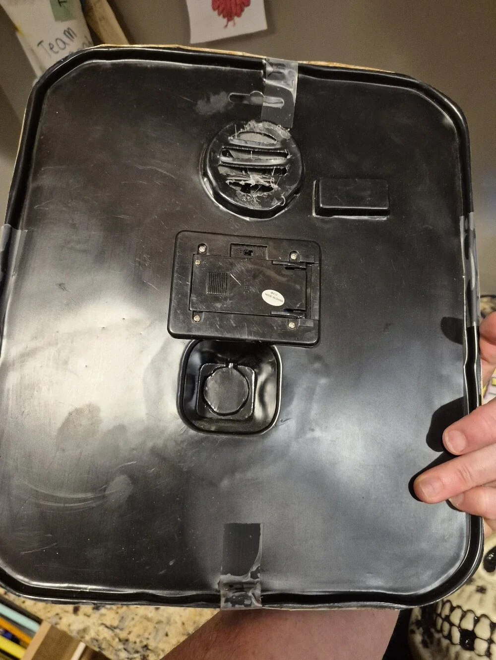 90's Scream LED-Eyed Skull Wall Plaque - White - Unbranded
